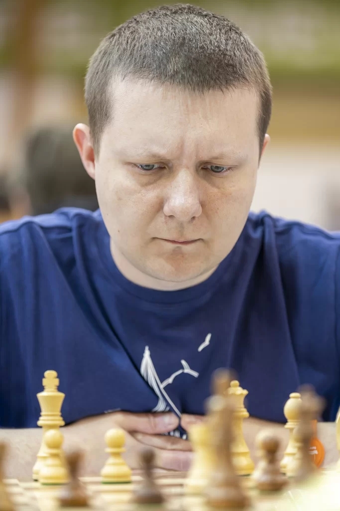 Alexander Areshchenko bei der Europameisterschaft 2022 in Slowenien, wo die Ukrainer die größte aller Delegationen stellten. | Foto: Luka Rifelj